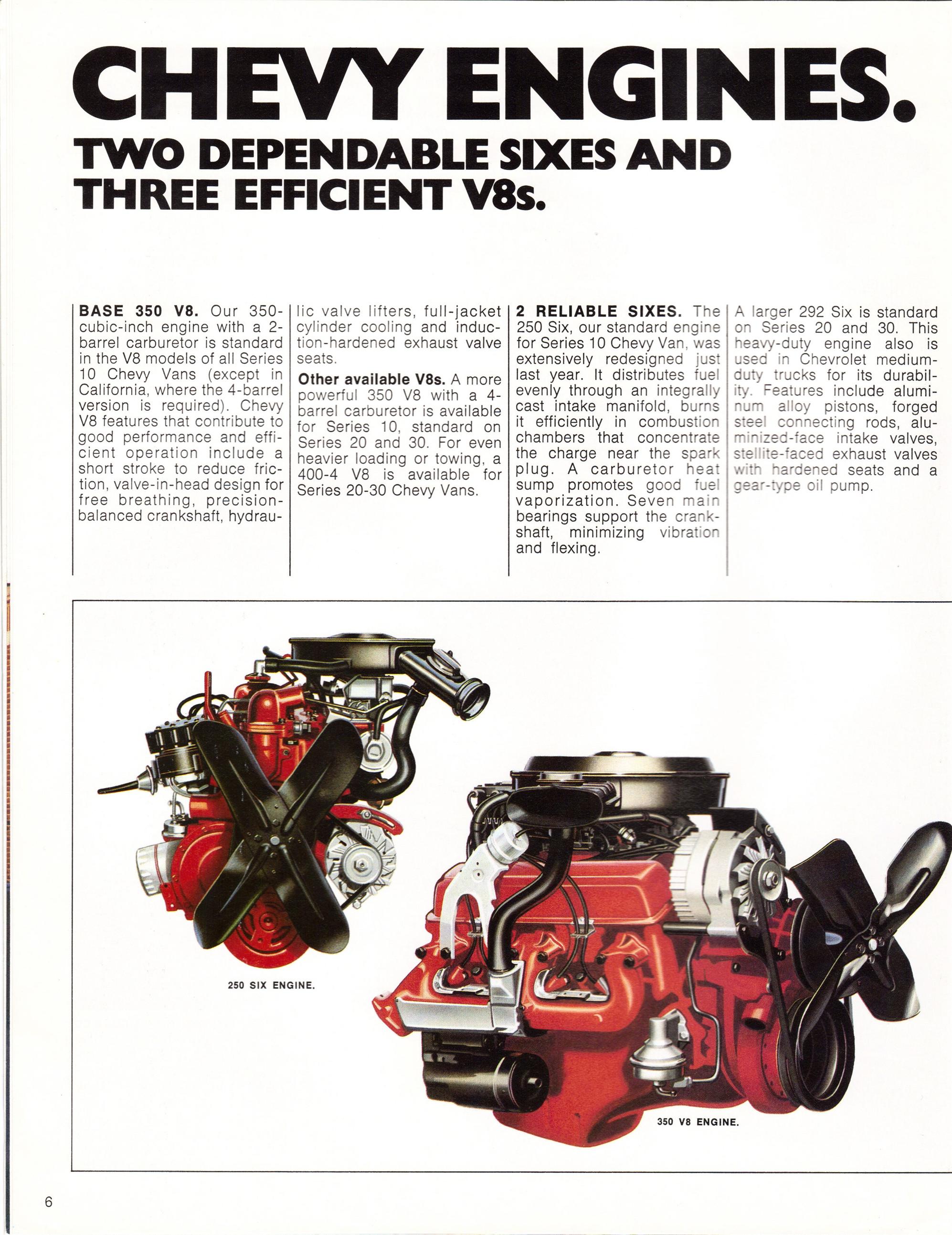 1976 Chevrolet Van Brochure Page 10